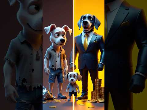 Poor Dad 🗑️ vs Rich Dad 💰 #cartoon #animation #funny