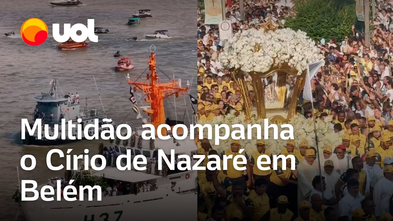 Círio de Nazaré 2025: Multidão acompanha procissão e paga promessas