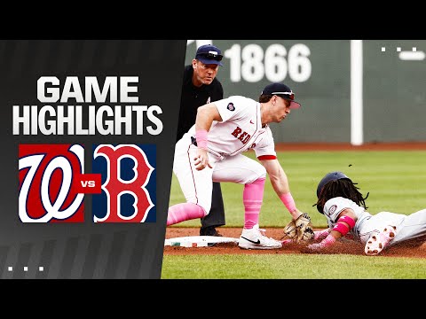 Nationals vs. Red Sox Game Highlights (5/12/24) | MLB Highlights