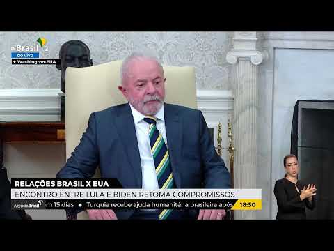 Entrevista coletiva do presidente Lula em viagem oficial aos Estados Unidos