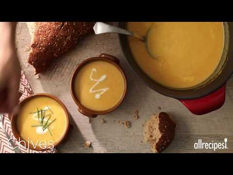 Soup Recipes - How to Make Butternut Squash and Harvest Apple Soup
