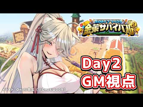 【 #ホロ金策サバイバル2 】GM視点！セカンドシーズンもホロタウンのラーメン屋ししろぼたんです：Day2【獅白ぼたん/ホロライブ】