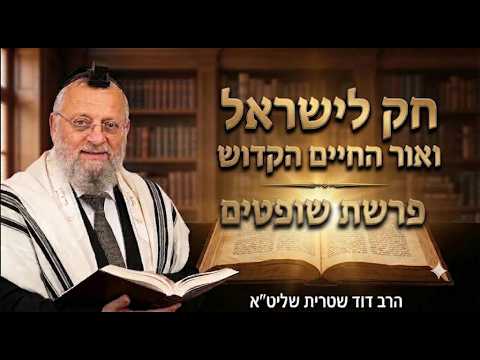 הרב דוד שטרית שליט''א  חק לישראל פרשת שופטים ואור החיים הקדוש -בית הכנסת היזדים יום ד' כ"ט אב תשפ''ו