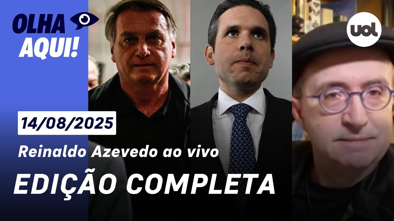 Reinaldo Ao Vivo Motta descarta pautar anistia alegação final da defesa de Bolsonaro mira 2026 e+