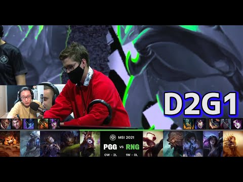 PGG vs RNG - | MSI2021 日本語実況解説 - Group Stage Day2 Game 1