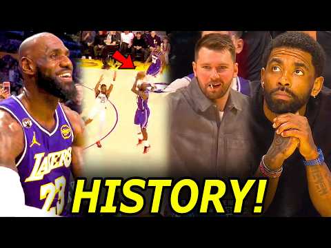 HISTORIC TRIPLE DOUBLE! Hype si Luka sa ginawa ni LeBron, panibagong record ni LBJ!