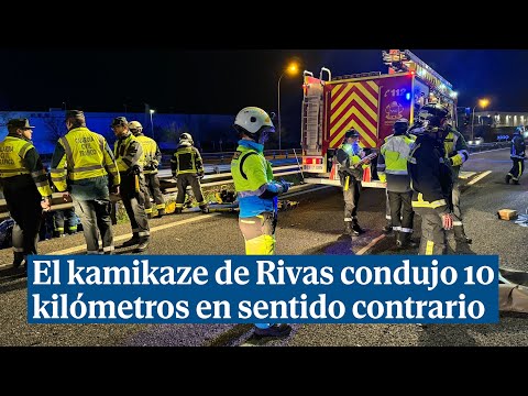 El kamikaze de Rivas condujo 10 kilómetros en sentido contrario antes de causar las dos muertes