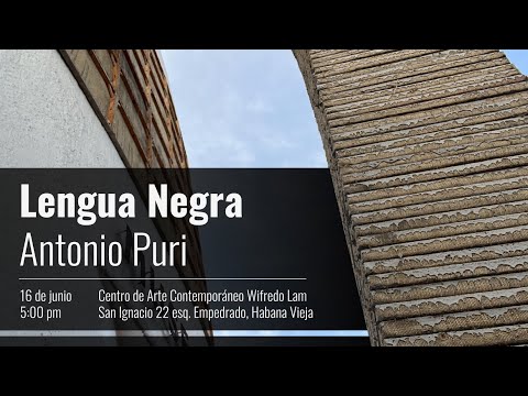 ENLACE CARIBE. EXPOSICIÓN LENGUA NEGRA DE ANTONIO PURI EN CENTRO DE ARTE CONTEMPORÁNEO WIFREDO LAM