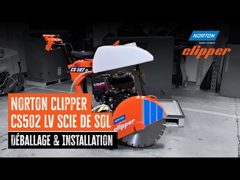 📦 Déballage & Installation | Scie de sol Norton Clipper CS502 LV