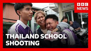 Thumbnail for the video "Thailand school shooting leaves at least six dead and 15 injured | BBC News" from BBC News