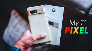 Vido-Test : Google Pixel 7 Review: Things I Love & Things I Don't! My FIRST Pixel!