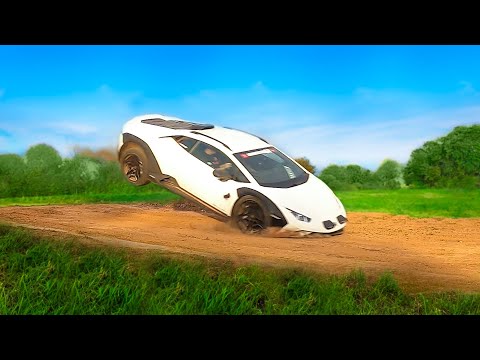 Thrilling Lamborghini Strato Jump: Damage, Footage, and Enthusiasm