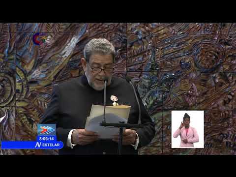 Otorgan Orden José Martí a Primer Ministro de San Vicente y las Granadinas, Ralph Gonsalves