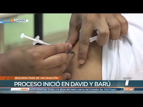 Arranca la vacunación a adultos mayores, docentes y embarazadas en Chiriquí