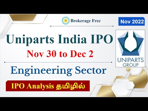 Uniparts India IPO | Nov 30 to Dec 2 | Engineering Sector IPO Analysis | தமிழில்