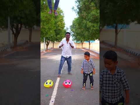 Papa and Arhaan balloon Popping Fun 😜 #shorts #funnyshorts #funnyvideo
