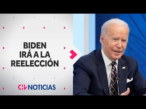 Presidente Joe Biden confirma que irá a la reelección en el 2024 en Estados Unidos - CHV Noticias