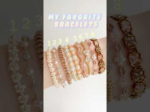 My Favorite Warm Color Bracelets 🧡🩷作ってみてね!