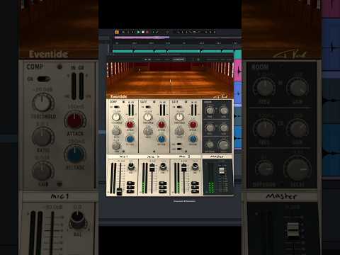 Transform your Drum Bus with Virtual Room Mics using Tverb
