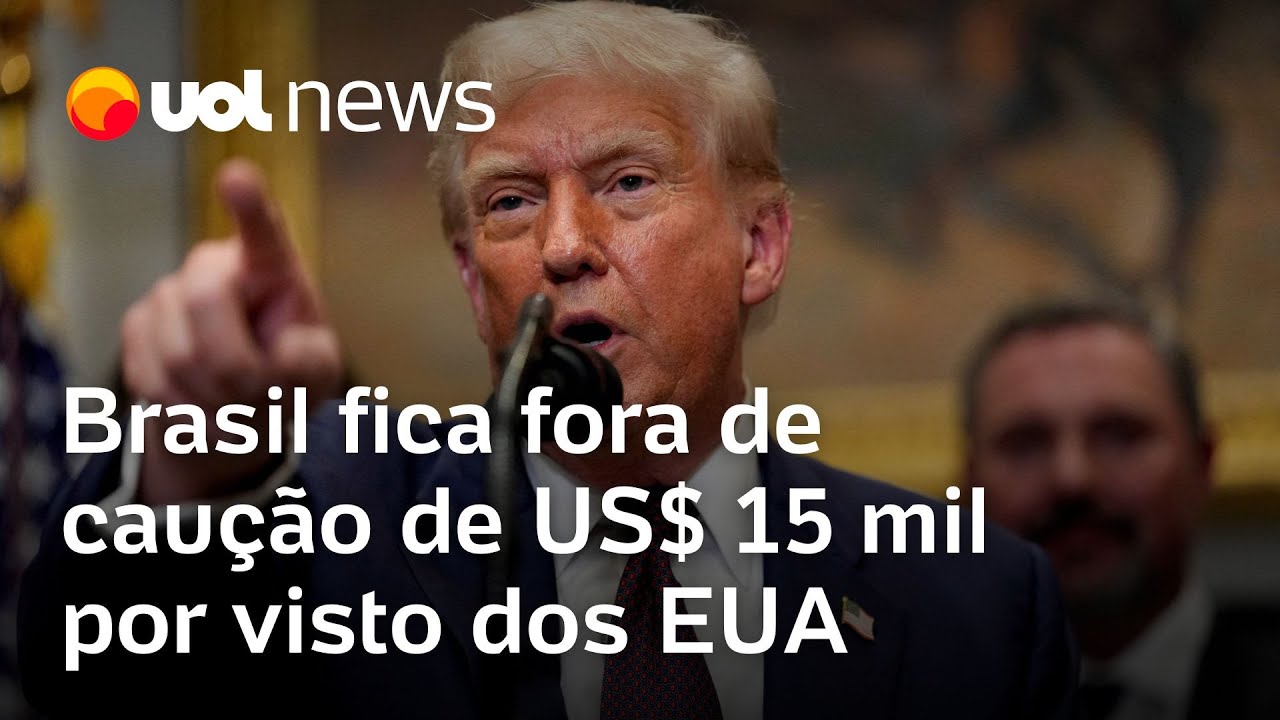 EUA divulgam lista de países que vão pagar caução de US$ 15 mil por visto Brasil fica de fora