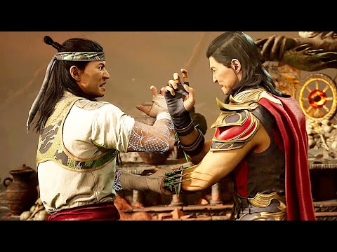 Mortal Kombat 1 Liu Kang Kills Shang Tsung Scene MK1 (2023)
