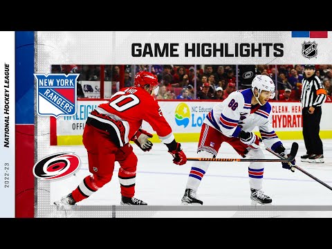 Rangers @ Hurricanes 3/23 | NHL Highlights 2023