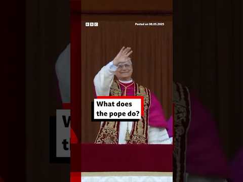 What does the pope do? #Pope #CatholicChurch #Vatican #BBCNews