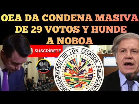 OEA CONDENA CON MÁS DE 29 VOTOS Y HU.NDE AL GOBIERNO DE DANIEL NOBOA NOTICIAS RFE TV