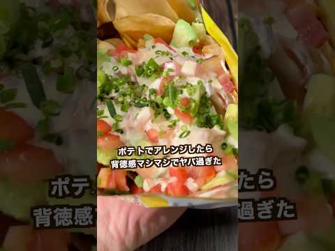 【ポテト好きにみてほしい🥔】流行りのやつポテチで作ってみたらヤバ過ぎた#shorts