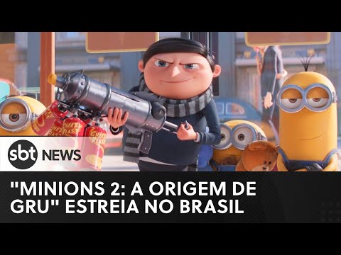 Minions 2: A Origem de Gru chega aos cinemas brasileiros nesta 5ª