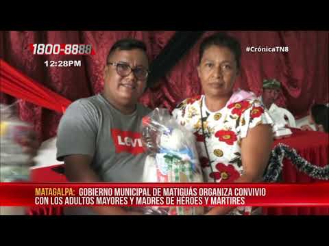 Autoridades desarrollan convivio navideño en Matiguás - Nicaragua