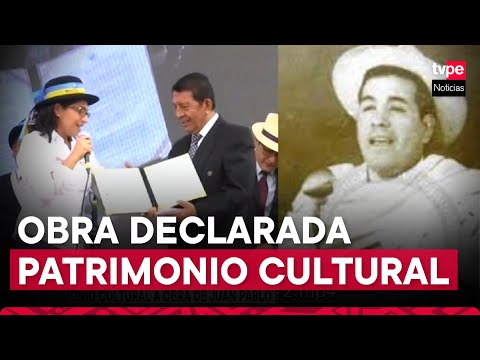 Obra de Juan Pablo Bolivar es declarado patrimonio cultural