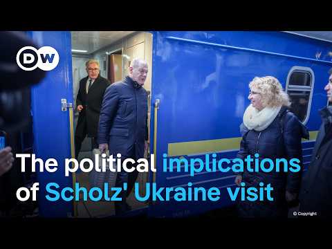 Breaking: Germany's Scholz visits Ukraine, announces €650 million arms package | DW News