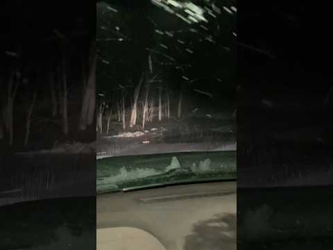 Ice storm like conditions. This gets worse 😳