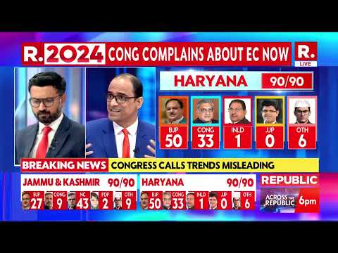 Haryana Election Results: Congress Blames ECI Over Haryana Results | Counting Live