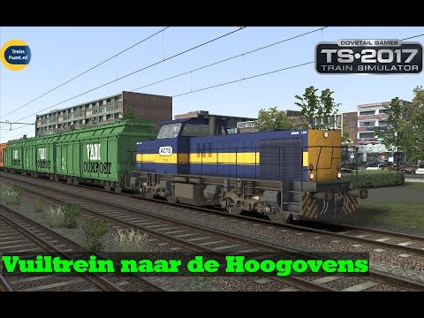 Vuiltrein naar de Hoogovens | NS 6400 HUSA G1206 | Train Simulator 2017