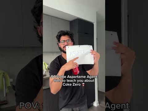 Bro got his knowledge on Coke & Aspartame from social media 🥀 #cokezero #dietcoke #aspartame #skit