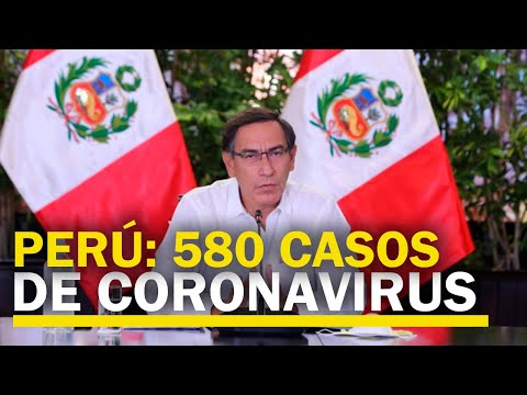 Presidente Vizcarra: hay 580 casos positivos de COVID-19 en el país