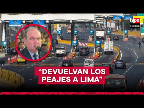 López Aliaga invoca a Rutas de Lima a devolver peajes