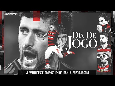 🔴 AO VIVO: JUVENTUDE X FLAMENGO | PRÉ-JOGO + NARRAÇÃO | BRASILEIRÃO (14/09/25)