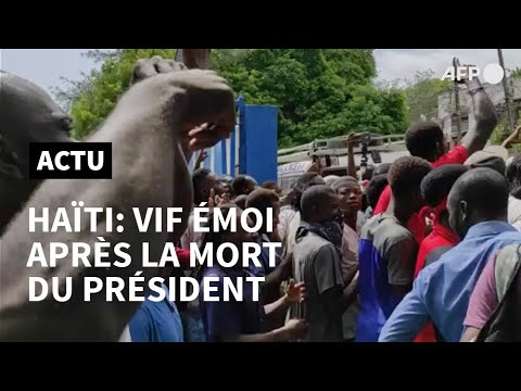 Les Haïtiens consternés par l'assassinat du président. | AFP