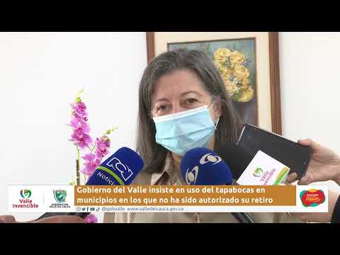 Vallecaucanos, a usar tapabocas y reforzar esquemas de vacunación contra el COVID-19