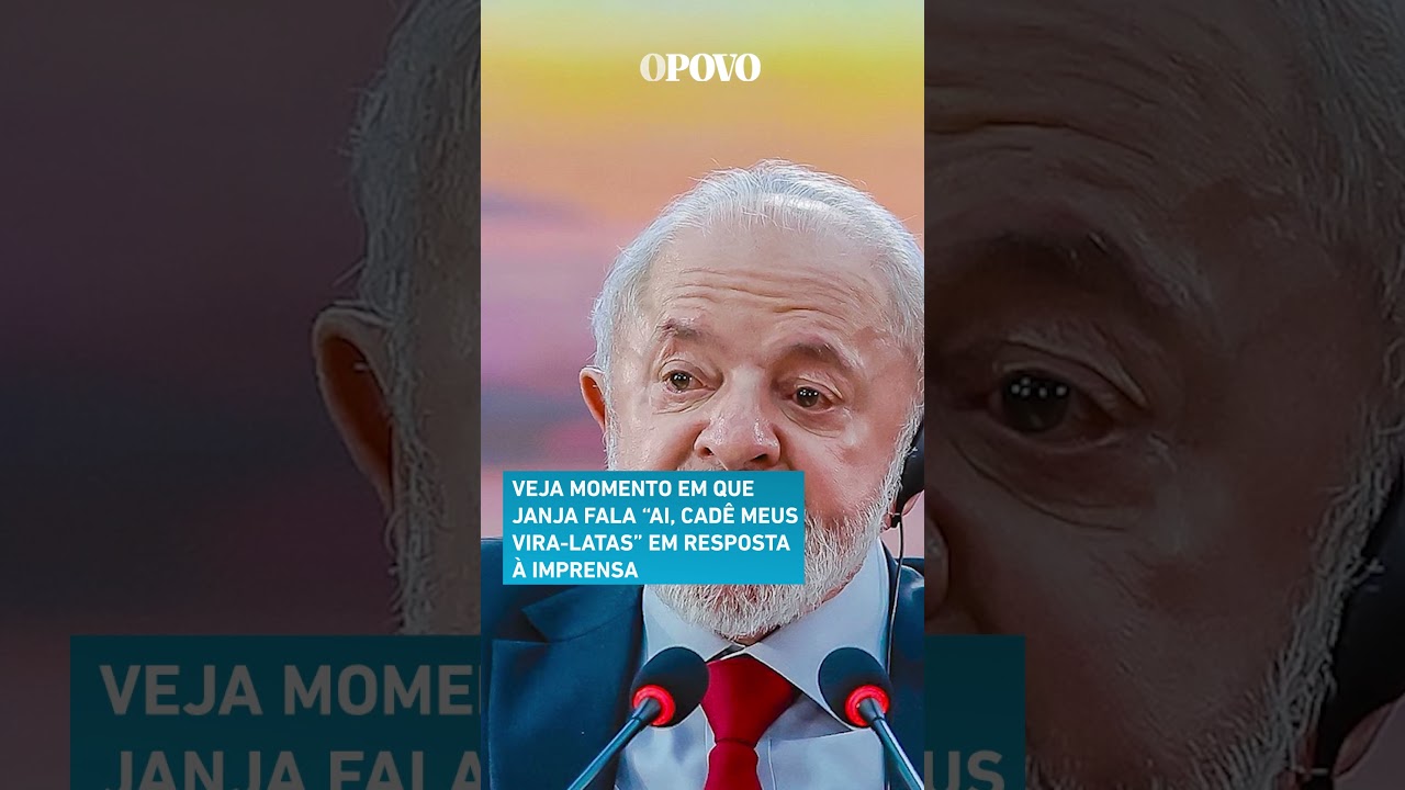 Veja o momento em que Janja diz cadê meus vira latas após Lula ser questionado sobre taxa de Trump