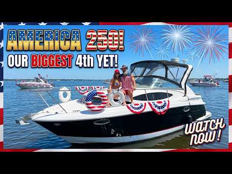 4th of July in Myrtle Beach / Bird Island / Fireworks on the Boat!