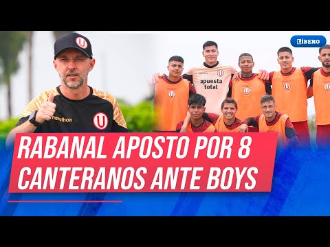 RABANAL Y LA NUEVA CREMA | En amistoso ante Boys, hizo debutar a OCHO promesas del club