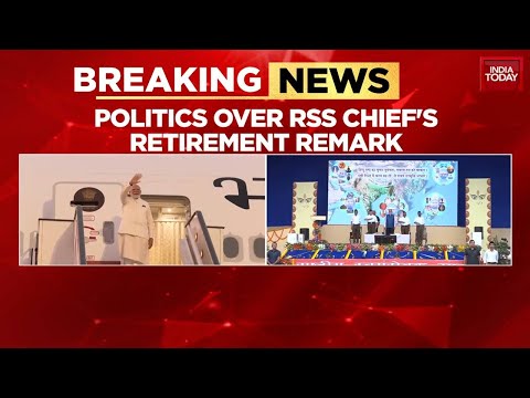 Politics Heats Up Over Mohan Bhagwat's '75 Retirement Age' Remark | BJP Vs Congress | India Today