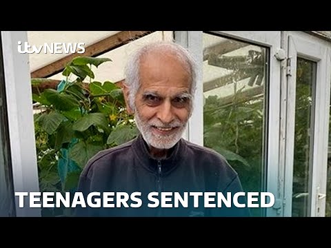 WATCH IN FULL: Teenagers sentenced for killing pensioner Bhim Kohli | ITV News