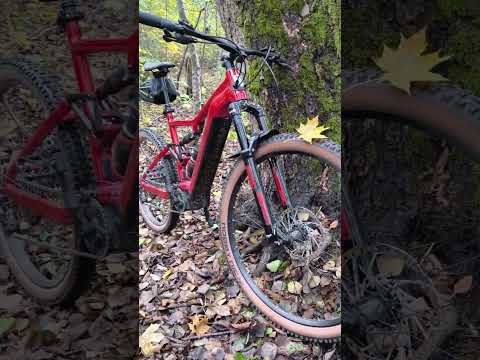 Мой дерзкий, мощный, красный электровелосипед, двухподвес Hercules Nos FS 1.2. #mtb #ebike #cycling
