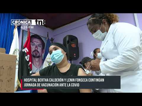 Noveno día de vacunación a mayores de 30 años en Managua - Nicaragua
