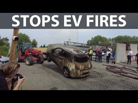 Jøni equipment for putting out fires in EVs